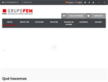 Tablet Screenshot of grupofem.es